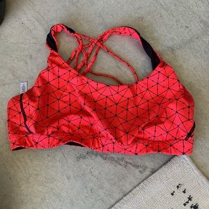 Victoria Secret red sports bra